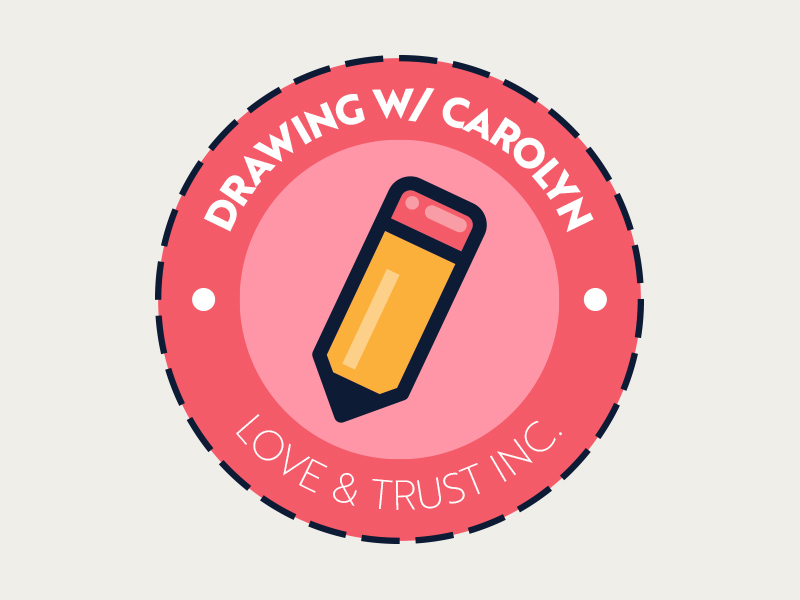 Drawing w/ Carolyn Logo