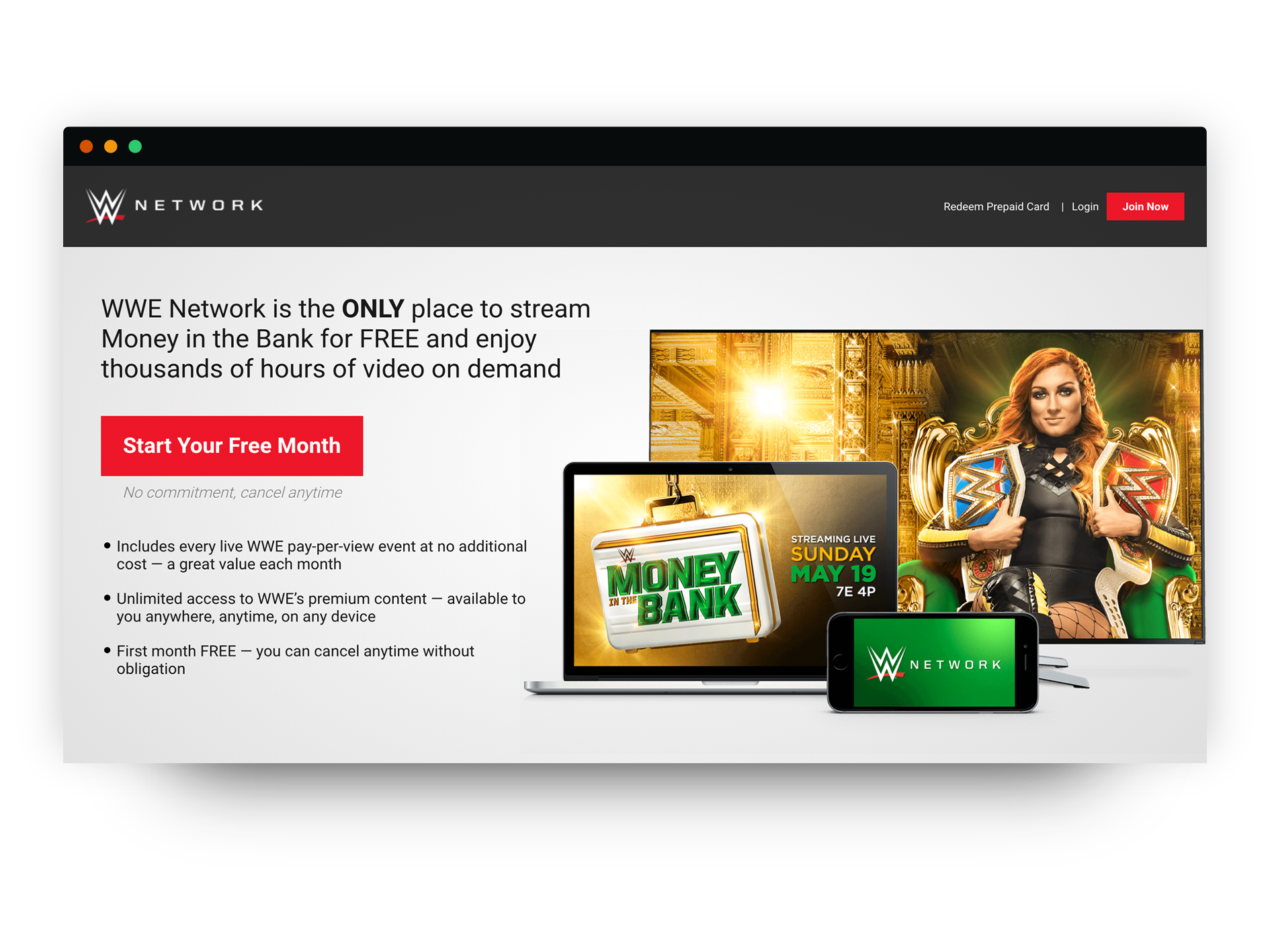 Wwe network best sale free content