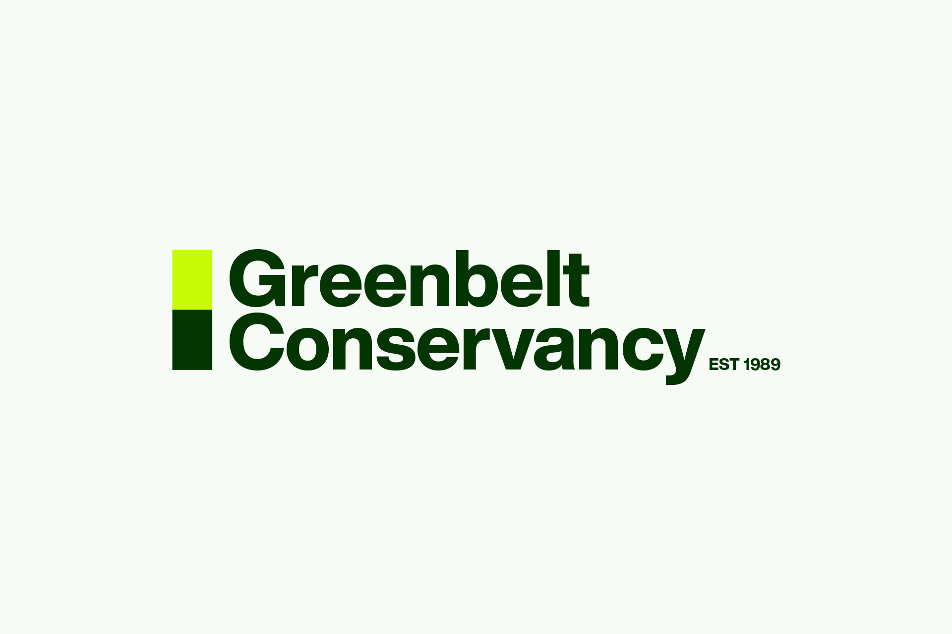 Greenbelt Conservancy Logo Design