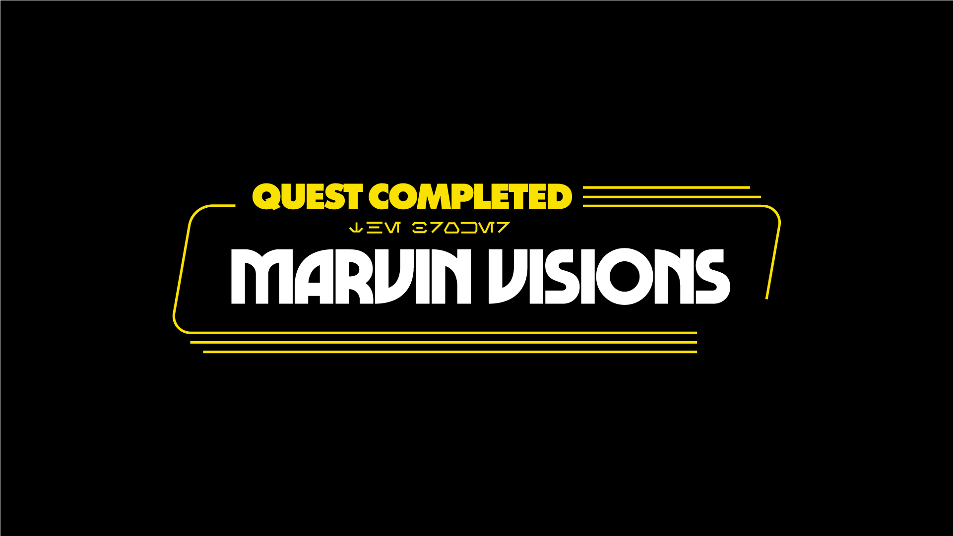 Star Wars Outlaws Typography: Marvin Visions